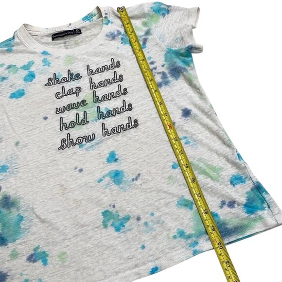 Abercrombie & Fitch Tie Dye T-shirt with Embroidery, Size XS - Picture 5 of 6
